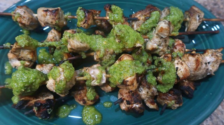 Grilled Chicken with Chimichurri Sauce